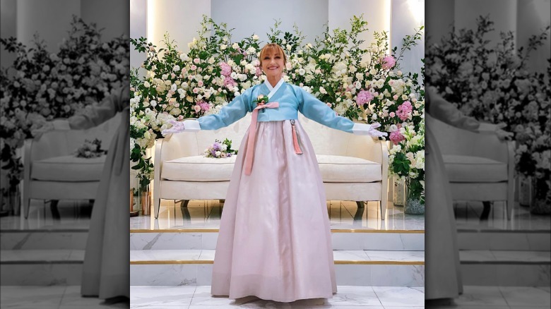 Jane Seymour pictured smiling in 2022 at her son's wedding