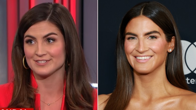 Side-by-side photos of Kaitlan Collins