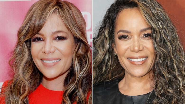 Side-by-side photos of Sunny Hostin
