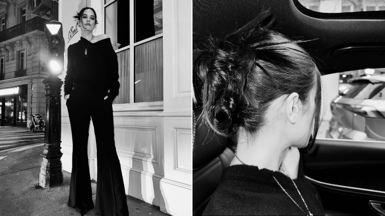 Ella during Paris Fashion Week