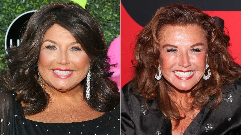 Side-by-side photos of Abby Lee Miller