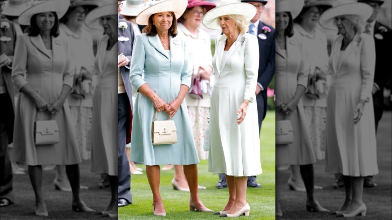 Carole Middleton and Queen Camilla pictured in 2026