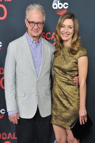 Jeff Perry and Zoe Perry on the red carpet in 2017