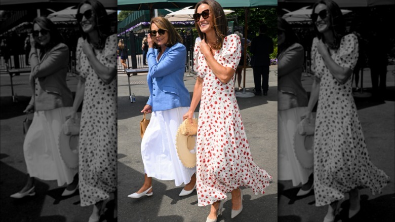 Pippa Middleton and Carole Middleton spotted at the 2026 Wimbledon