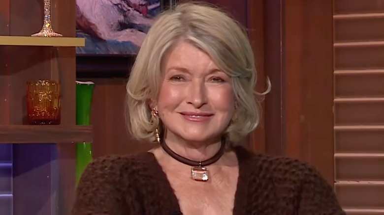 Martha Stewart wearing Sauer choker