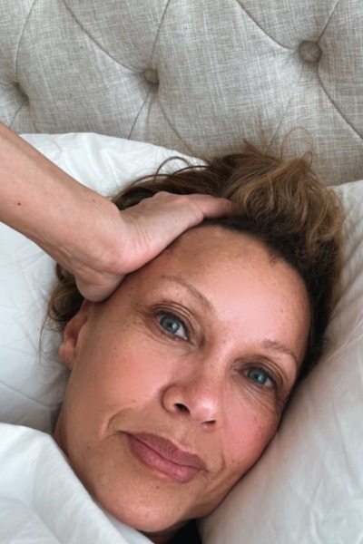 Vanessa Williams in bed without makeup