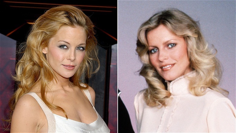 Side-by-side photos of Cheryl Ladd and Jordon Ladd